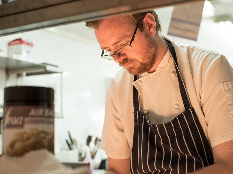 Adam Davies the new head chef at First and Last Inn