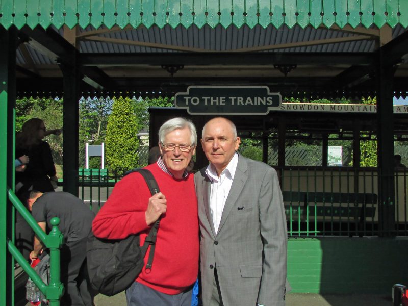 BBC Countryfile's John Craven with Alan Kendall