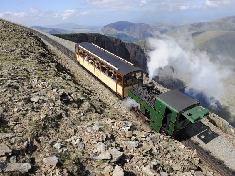 Snowdon Mountain Railway trains return to the summit in its 120th anniversary year