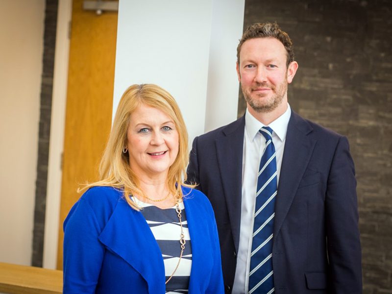 Angela Maher, MD, and Jon Landy, director, of Acumen Financial Partnership