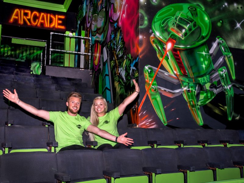 Inside Flip Out London E6 trampoline park in East London