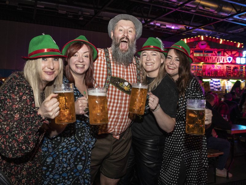 Having fun at Liverpool's biggest Oktoberfest event