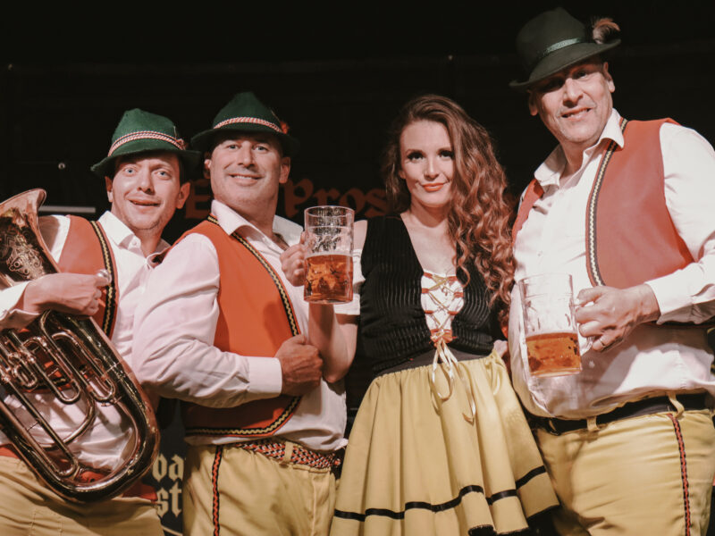 The Amazing Bavarian Stompers: oompah band at Oktoberfest Liverpool