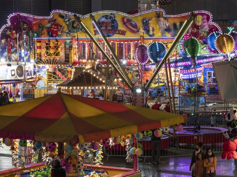 A general view of the Indoor Funfair attraction in Liverpool